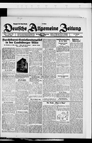 Deutsche allgemeine Zeitung vom 05.01.1928