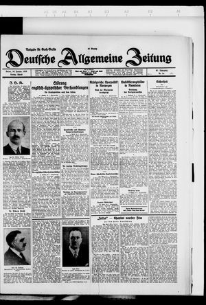 Deutsche allgemeine Zeitung vom 20.01.1928