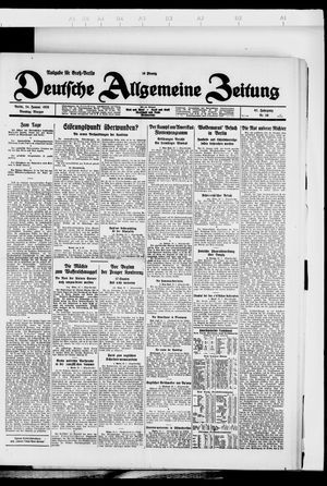 Deutsche allgemeine Zeitung vom 24.01.1928