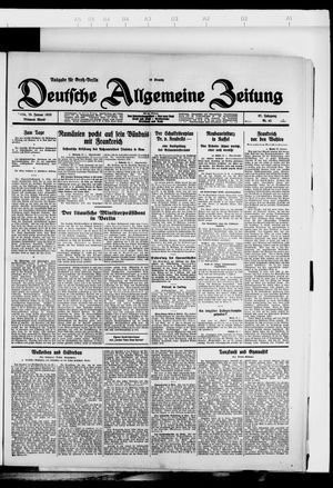 Deutsche allgemeine Zeitung vom 25.01.1928