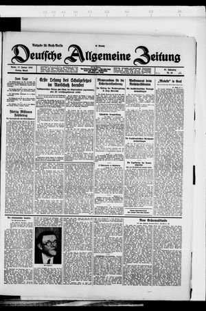 Deutsche allgemeine Zeitung vom 27.01.1928