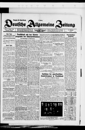 Deutsche allgemeine Zeitung on Jan 28, 1928