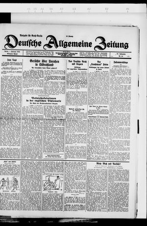 Deutsche allgemeine Zeitung vom 01.02.1928
