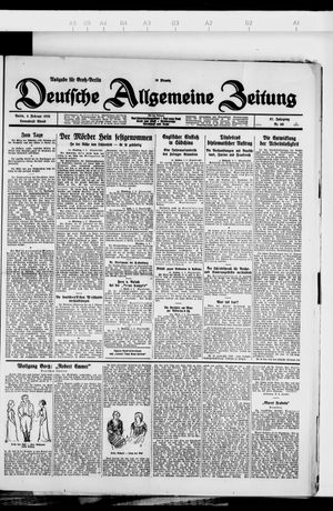 Deutsche allgemeine Zeitung vom 04.02.1928