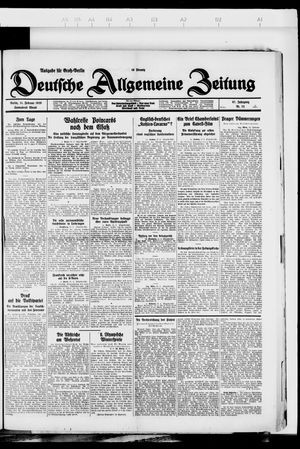Deutsche allgemeine Zeitung vom 11.02.1928