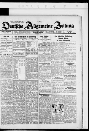 Deutsche allgemeine Zeitung vom 20.02.1928