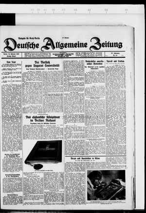 Deutsche allgemeine Zeitung on Feb 24, 1928