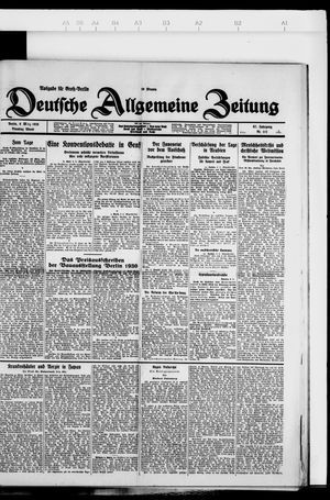 Deutsche allgemeine Zeitung on Mar 6, 1928