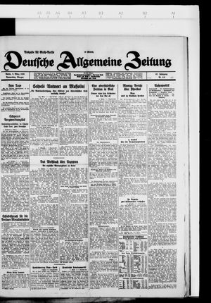 Deutsche allgemeine Zeitung on Mar 8, 1928