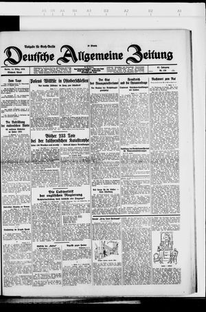 Deutsche allgemeine Zeitung vom 14.03.1928