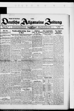 Deutsche allgemeine Zeitung vom 20.03.1928