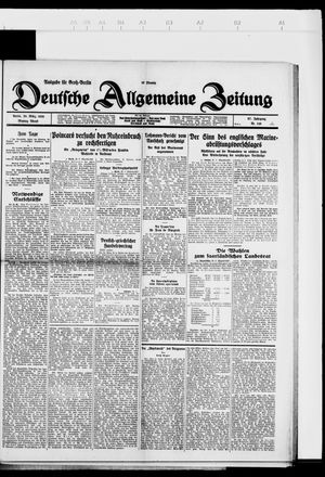 Deutsche allgemeine Zeitung on Mar 26, 1928