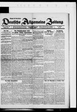 Deutsche allgemeine Zeitung vom 28.03.1928