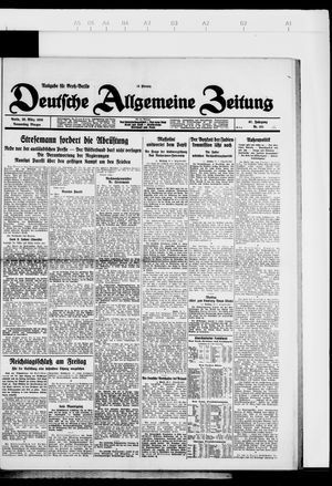 Deutsche allgemeine Zeitung vom 29.03.1928