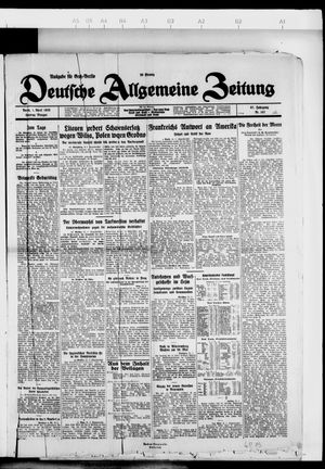 Deutsche allgemeine Zeitung vom 01.04.1928