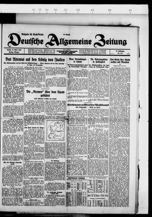 Deutsche allgemeine Zeitung on Apr 13, 1928