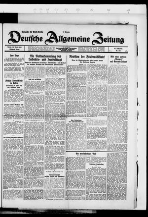 Deutsche allgemeine Zeitung vom 18.04.1928