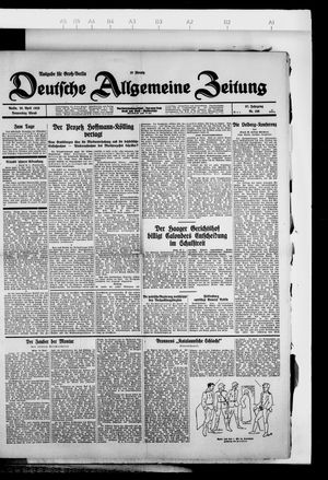Deutsche allgemeine Zeitung vom 26.04.1928