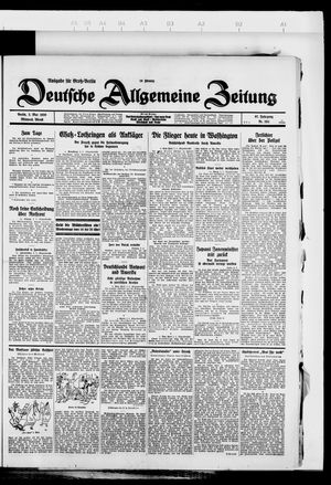 Deutsche allgemeine Zeitung on May 2, 1928