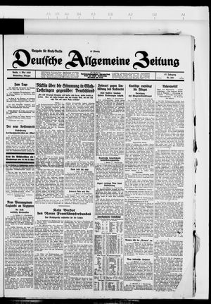 Deutsche allgemeine Zeitung vom 03.05.1928