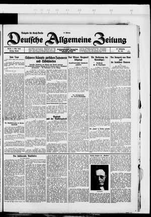 Deutsche allgemeine Zeitung vom 04.05.1928