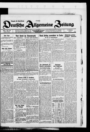 Deutsche allgemeine Zeitung vom 06.05.1928