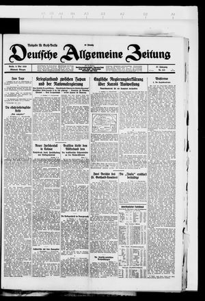 Deutsche allgemeine Zeitung on May 9, 1928