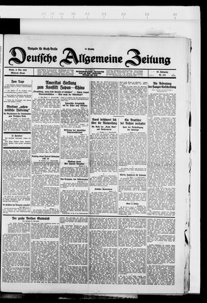 Deutsche allgemeine Zeitung vom 09.05.1928