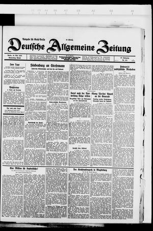 Deutsche allgemeine Zeitung vom 10.05.1928