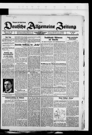 Deutsche allgemeine Zeitung vom 12.05.1928