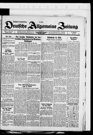 Deutsche allgemeine Zeitung vom 13.05.1928