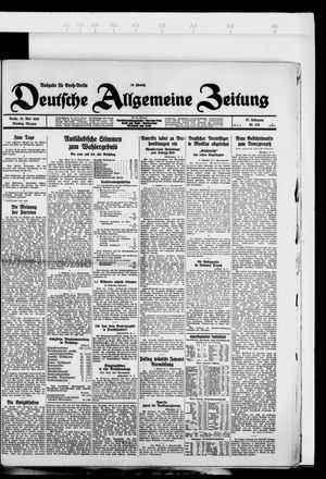 Deutsche allgemeine Zeitung vom 22.05.1928