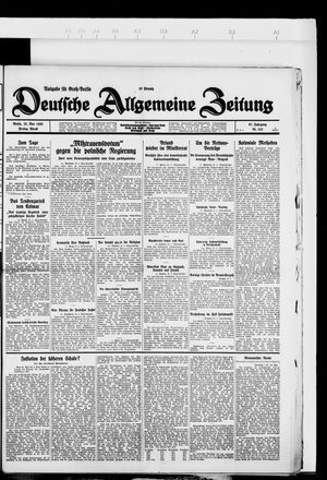 Deutsche allgemeine Zeitung on May 25, 1928