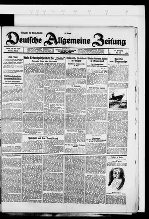 Deutsche allgemeine Zeitung vom 29.05.1928