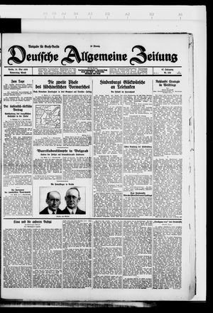Deutsche allgemeine Zeitung vom 31.05.1928
