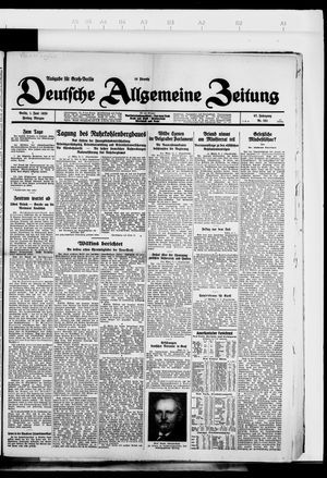 Deutsche allgemeine Zeitung vom 01.06.1928
