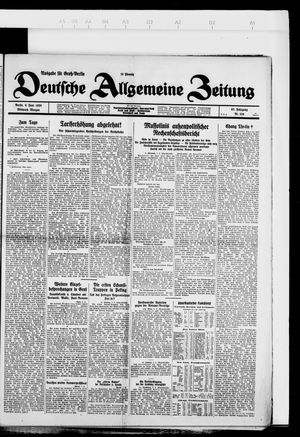 Deutsche allgemeine Zeitung vom 06.06.1928