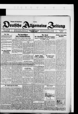 Deutsche allgemeine Zeitung vom 09.06.1928