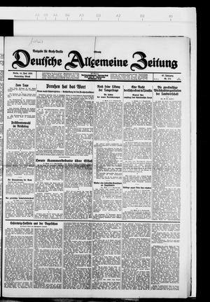 Deutsche allgemeine Zeitung on Jun 14, 1928