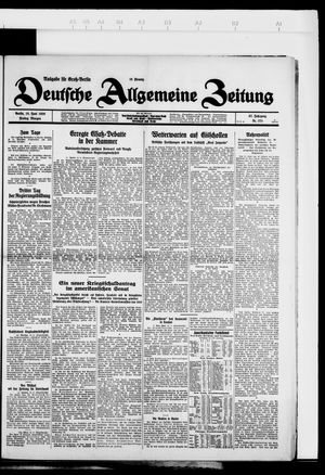 Deutsche allgemeine Zeitung vom 15.06.1928