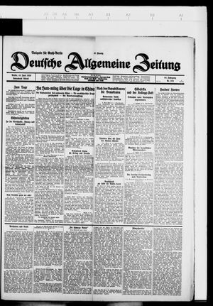 Deutsche allgemeine Zeitung vom 16.06.1928
