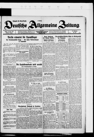 Deutsche allgemeine Zeitung vom 20.06.1928