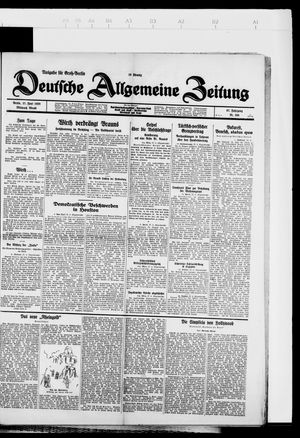 Deutsche allgemeine Zeitung vom 27.06.1928