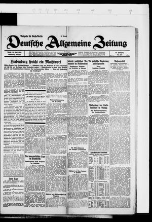 Deutsche allgemeine Zeitung vom 28.06.1928