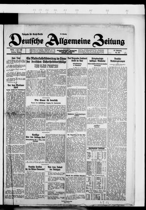 Deutsche allgemeine Zeitung vom 01.07.1928