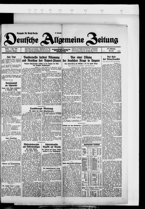 Deutsche allgemeine Zeitung vom 07.07.1928