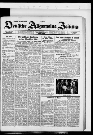 Deutsche allgemeine Zeitung vom 09.07.1928