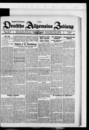 Deutsche allgemeine Zeitung vom 11.07.1928