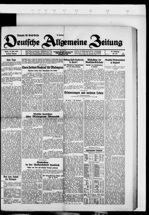 Deutsche allgemeine Zeitung vom 15.07.1928