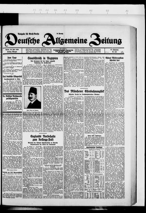 Deutsche allgemeine Zeitung vom 20.07.1928